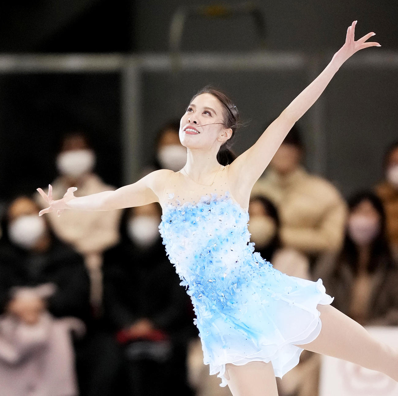 名古屋フィギュアスケートフェスティバルで現役最後の演技をする松田（撮影・菅敏）