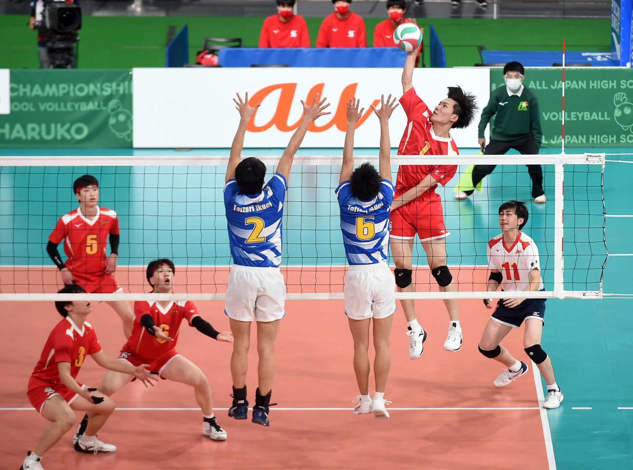 第2S、スパイクを放つ仙台商・山元