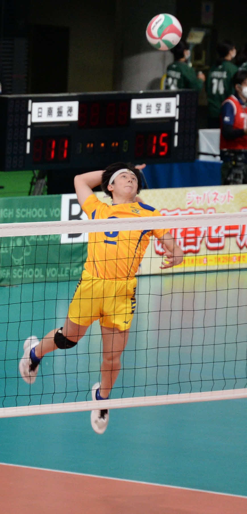 第2S、スパイクを放つ郡山北工・久保木