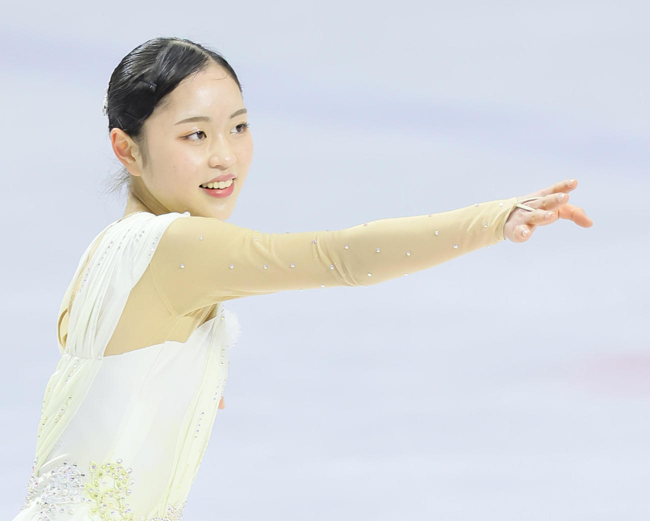 少年女子で3位となった江川（撮影・足立雅史）