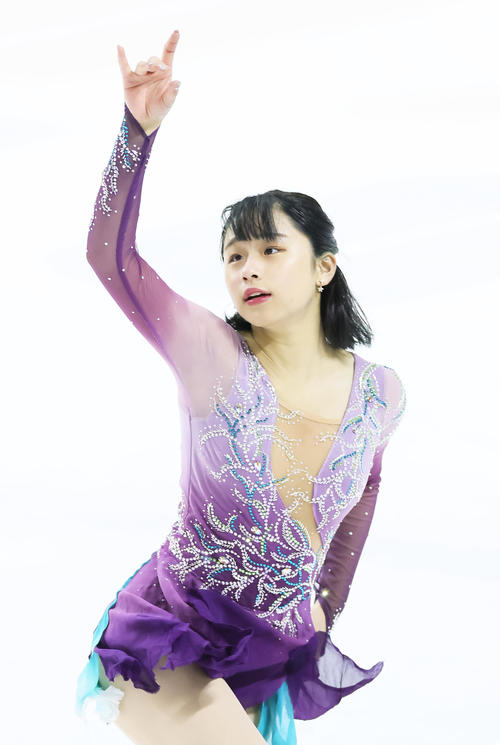 竹野比奈ｓｐ首位 冬季国体フィギュアスケート成年女子 写真特集 フィギュアライブ速報写真ニュース 日刊スポーツ