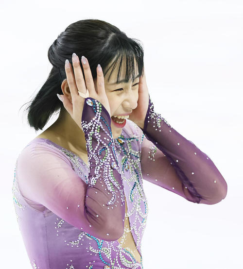 竹野比奈ｓｐ首位 冬季国体フィギュアスケート成年女子 写真特集 フィギュアライブ速報写真ニュース 日刊スポーツ