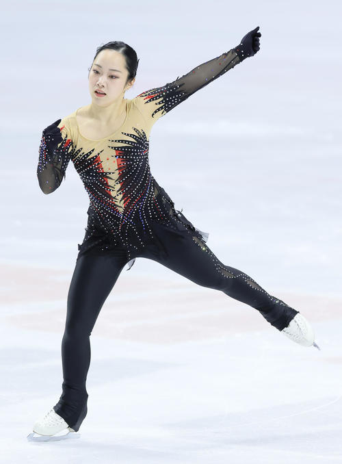 成年女子SPで7位の加藤（撮影・足立雅史）