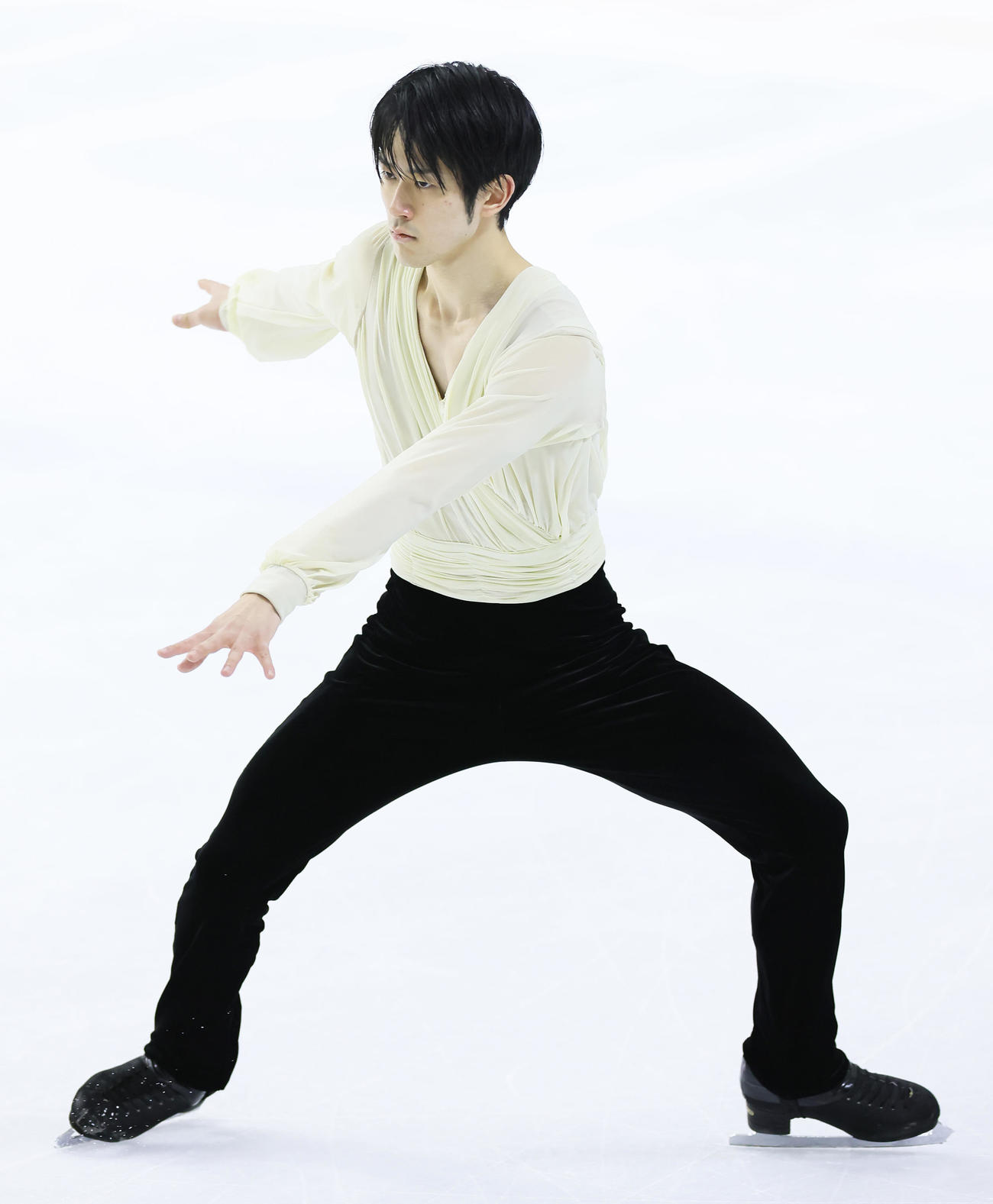 成年男子で優勝した山本（撮影・足立雅史）