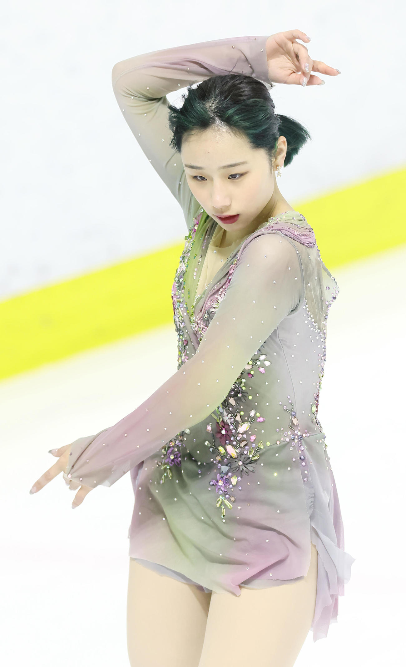 成年女子で5位の山下（撮影・足立雅史）