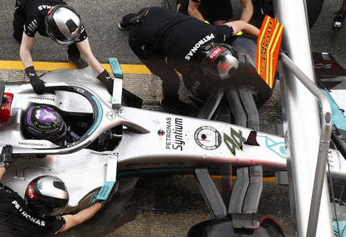 ハミルトンが総合トップタイム ガスリーがクラッシュで角田裕毅出番なし ｆ１合同テスト最終日 モータースポーツ写真ニュース 日刊スポーツ