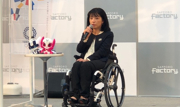 東京2020パラリンピック競技大会の成果を語る田口亜希氏　