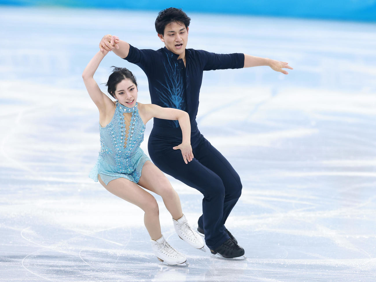 三浦璃来、木原龍一組（2022年2月18日撮影）