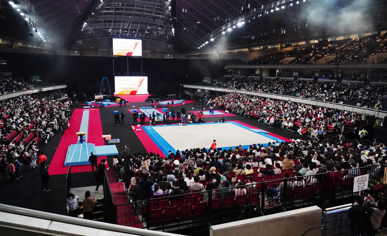 「KOHEI UCHIMURA THE FINAL」が行われる東京体育館（撮影・菅敏）
