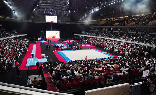 「KOHEI UCHIMURA THE FINAL」が行われる東京体育館（撮影・菅敏）