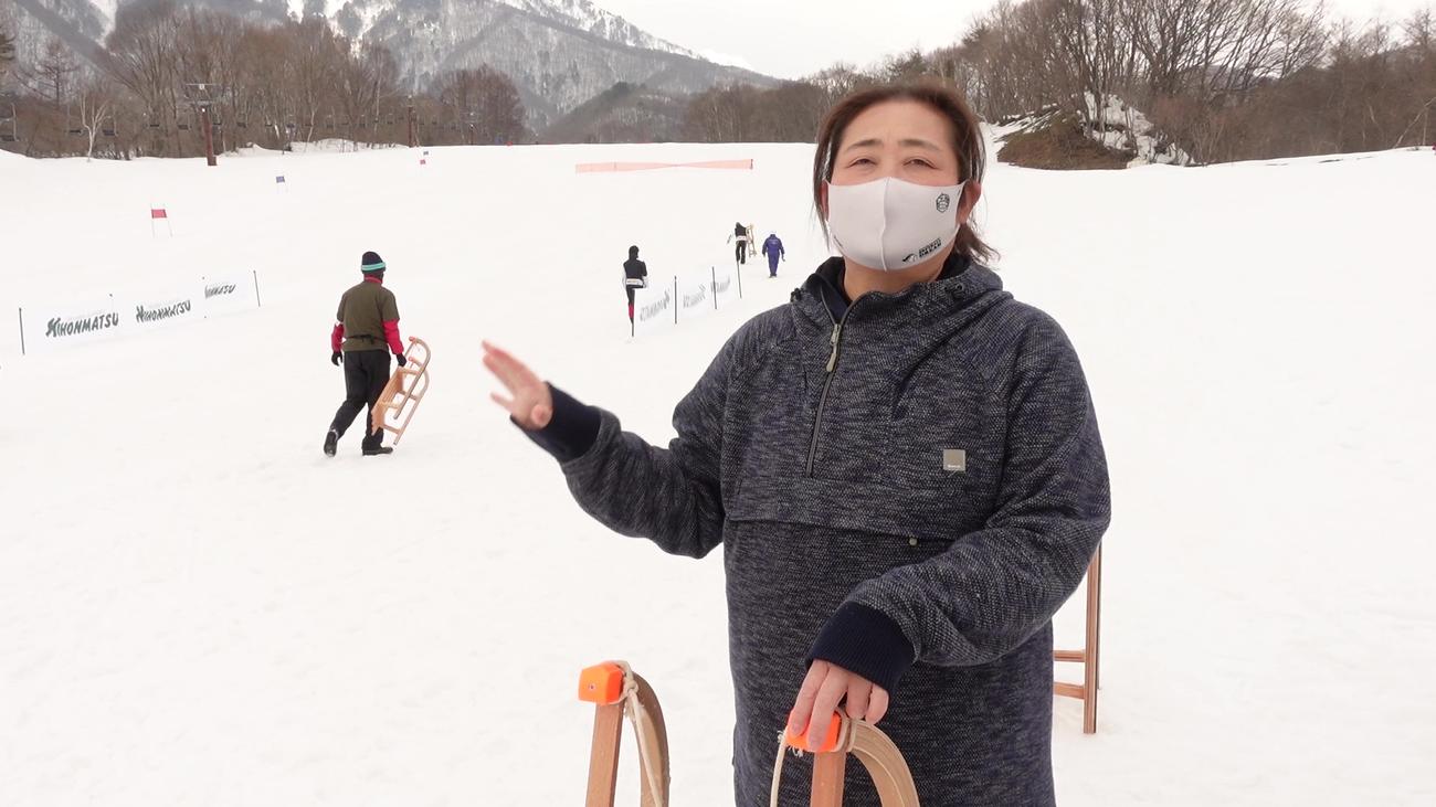 木ゾリ普及の目的を語る高山樹里さん
