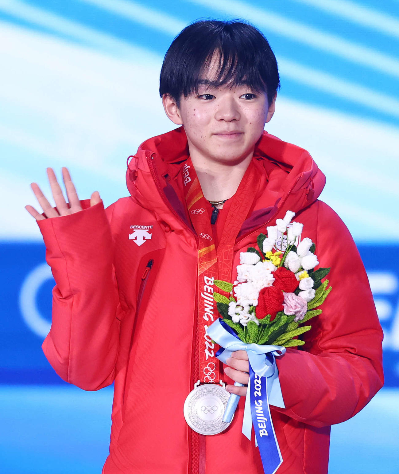 鍵山優真（2022年2月10日撮影）