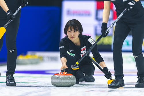 ショットを放つ中嶋星奈(C) Copyright: WCF / Jeffrey Au 2022