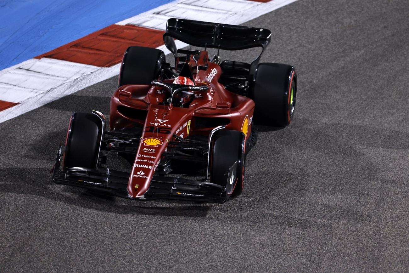 予選走行中のシャルル・ルクレール（AP）