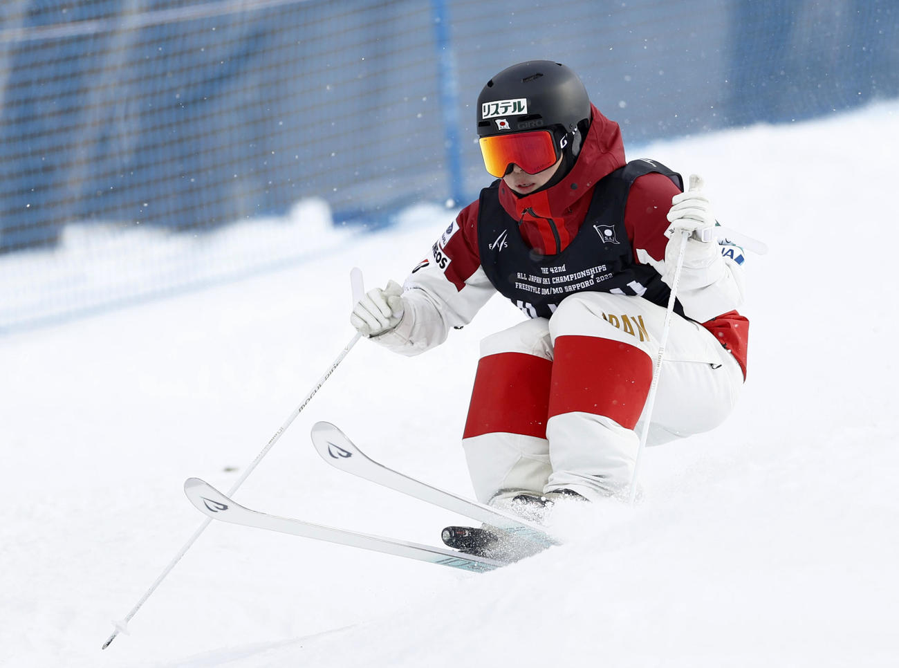 女子モーグルで2位だった星野純子（共同）