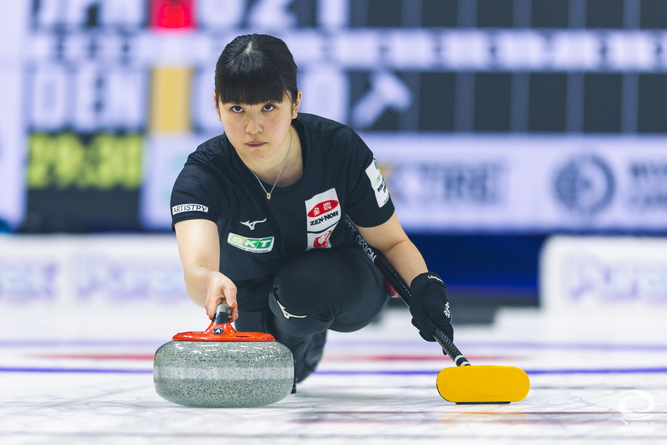 デンマーク戦に出場した石郷岡葉純（C）Copyright:WCF/Jeffrey Au 2022