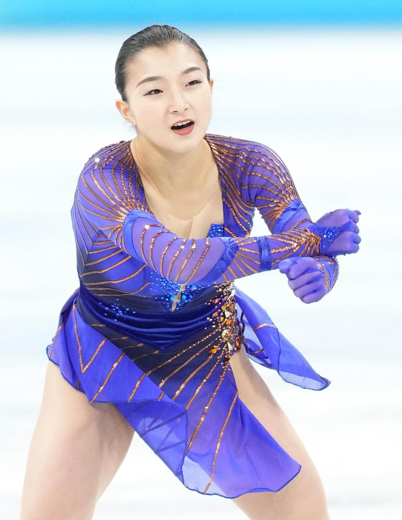 坂本花織（2022年2月17日撮影）