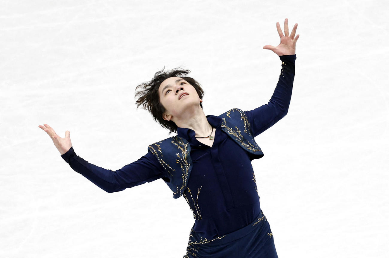 世界選手権で初優勝を飾った宇野昌磨（ロイター）