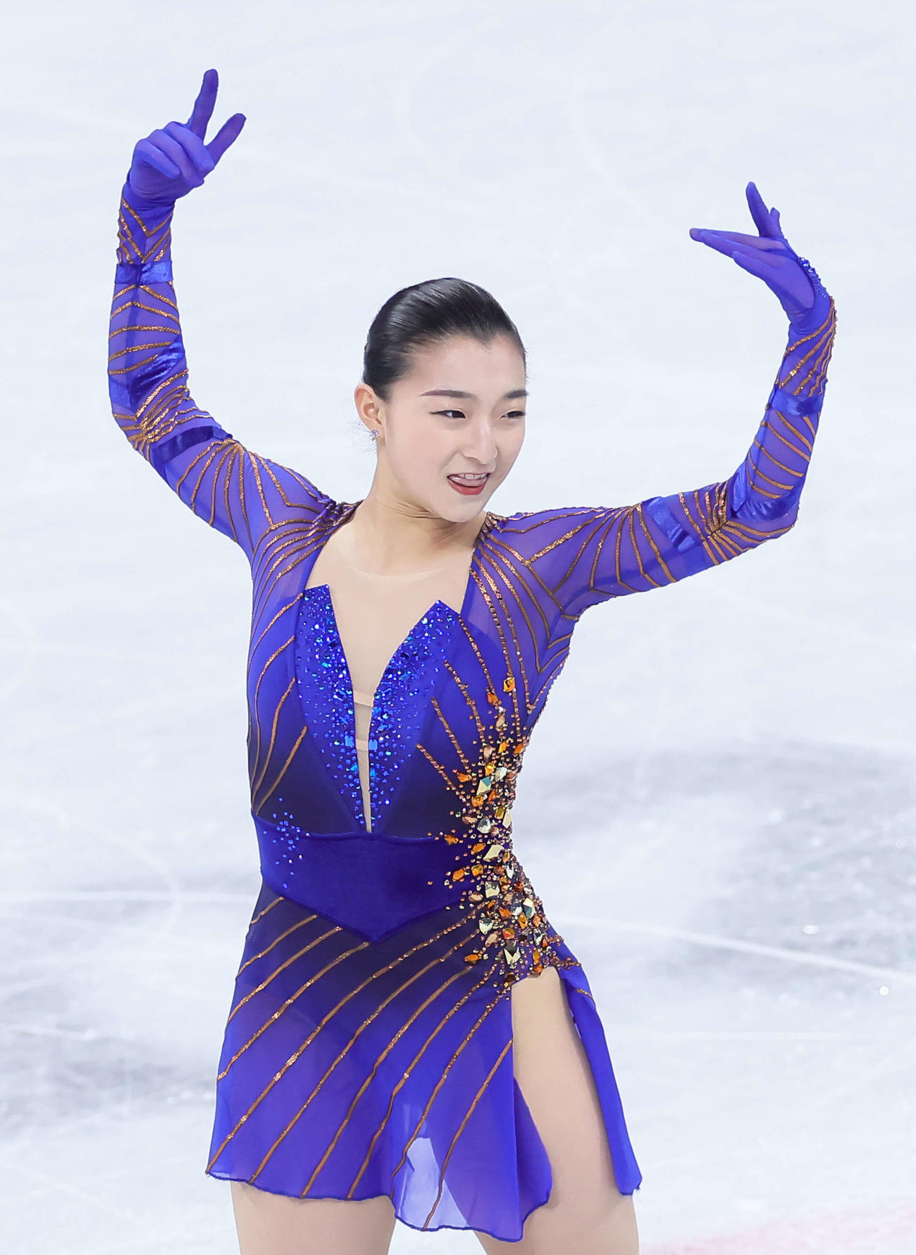 坂本花織（2022年2月17日撮影）