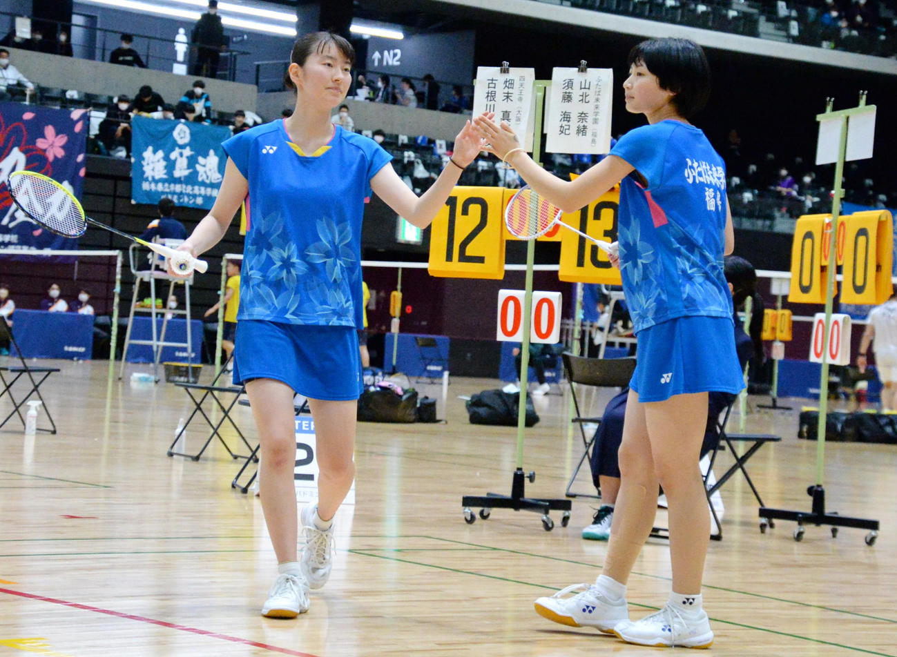ふたば未来学園1年生ペア4強「信じられない。まさか勝てるとは 