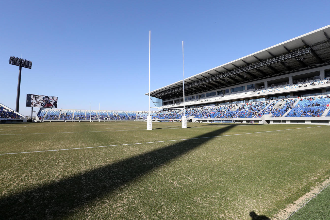 熊谷ラグビー場（2021年2月）