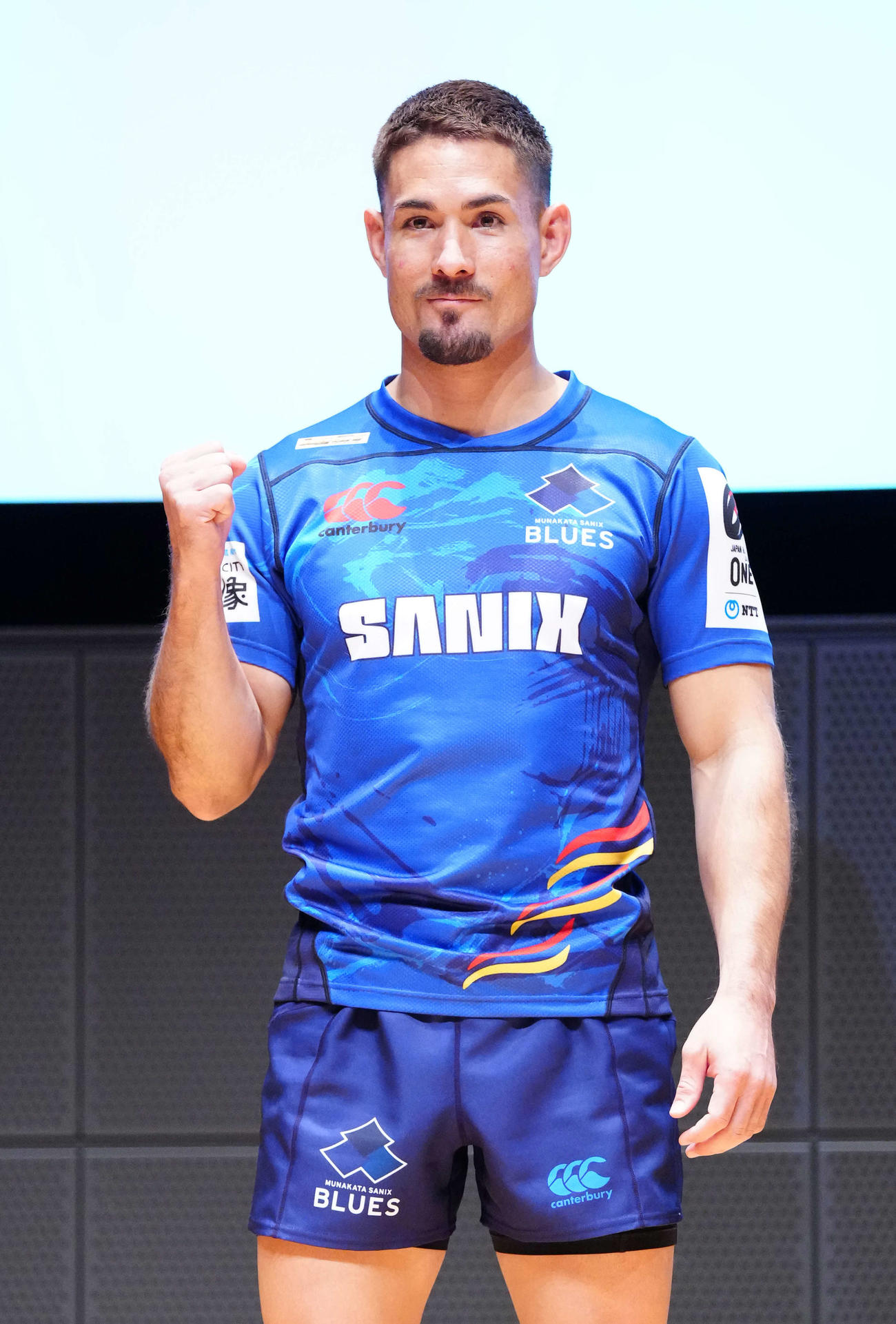 宗像サニックスブルースの屋宜ベンジャミンレイ（2021年12月20日撮影）
