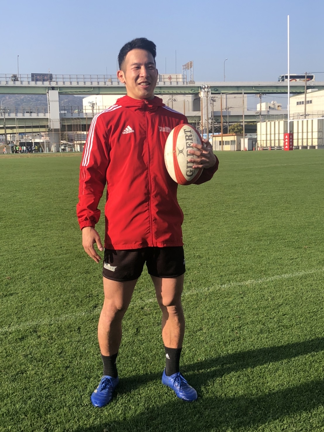 4年目で初めてメンバー入りする神戸のSH小畑健太郎（撮影・益子浩一）