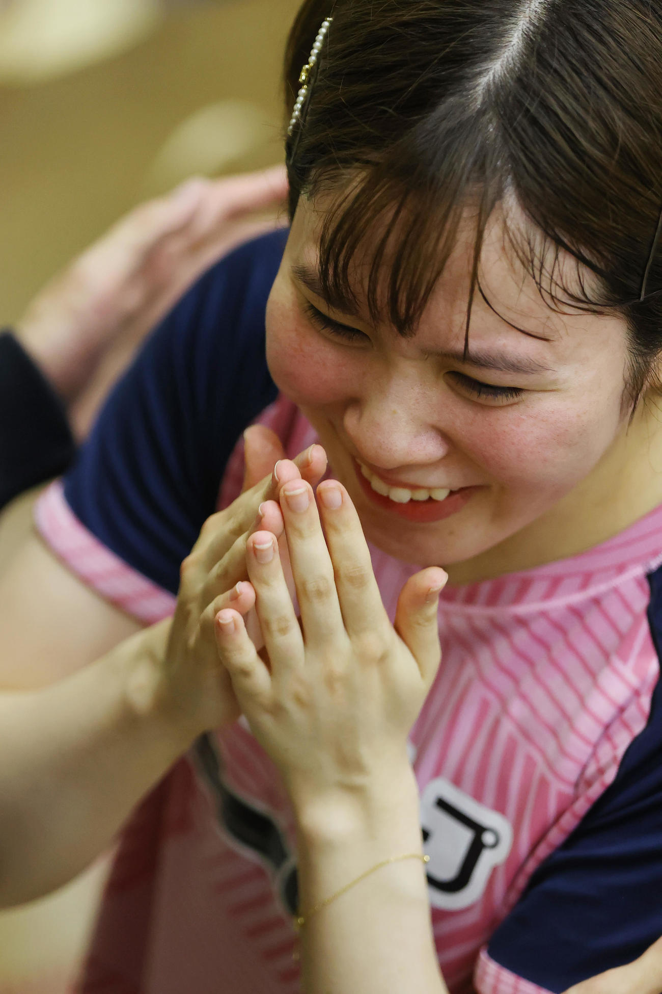 決勝で勝利し喜びをかみしめる平野（撮影・垰建太）