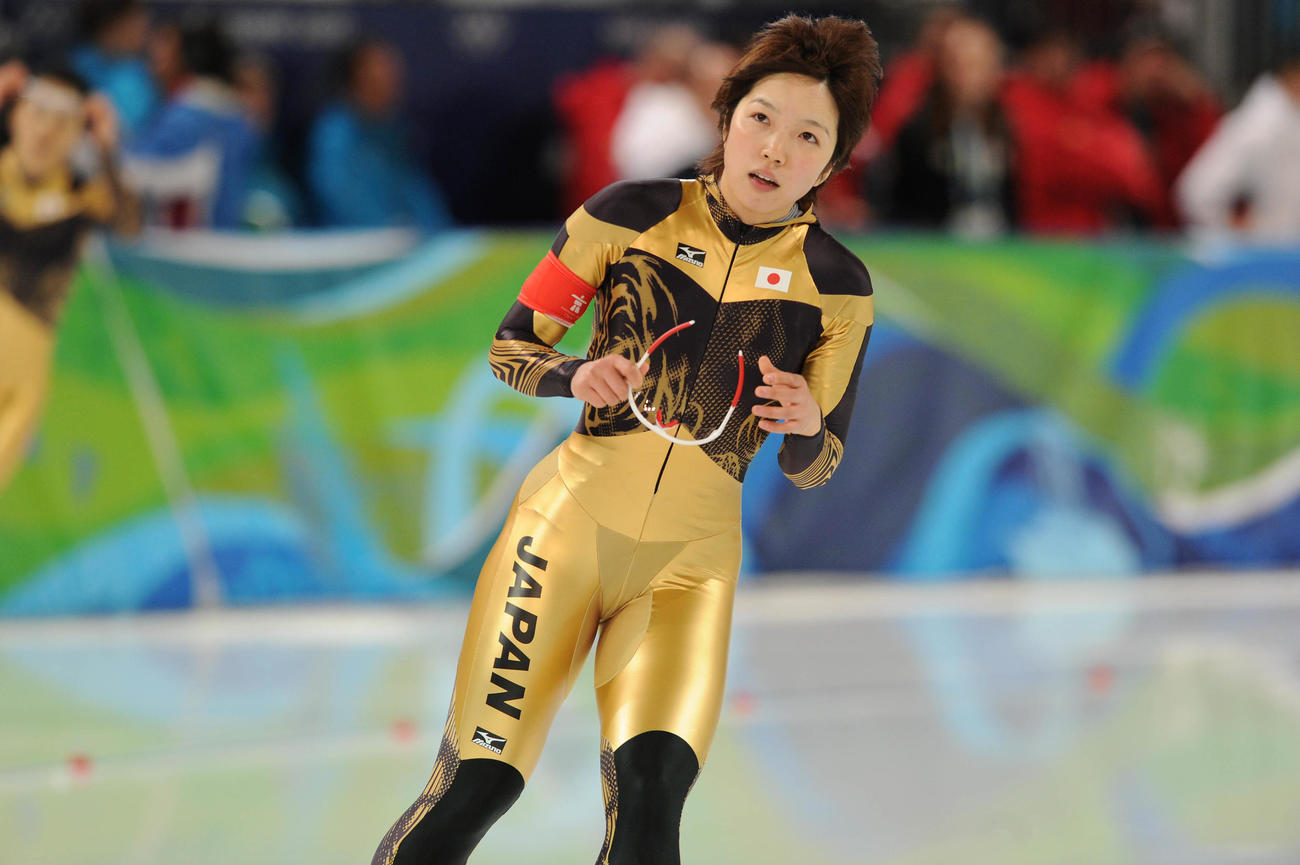 10年2月、バンクーバー五輪スピードスケート女子500メートル　12位に終わった小平奈緒
