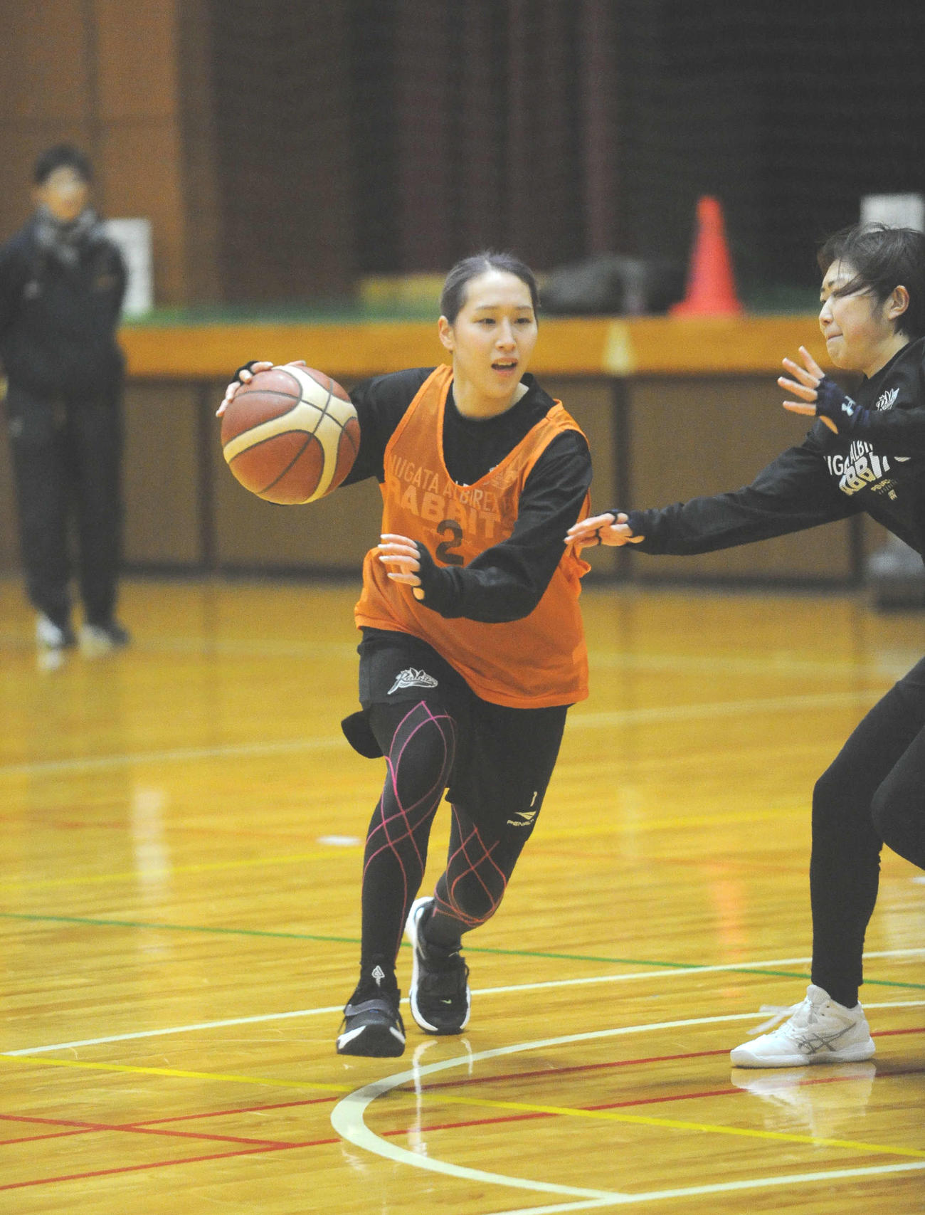 Wリーグ新潟の宮坂桃菜（22年1月5日撮影）