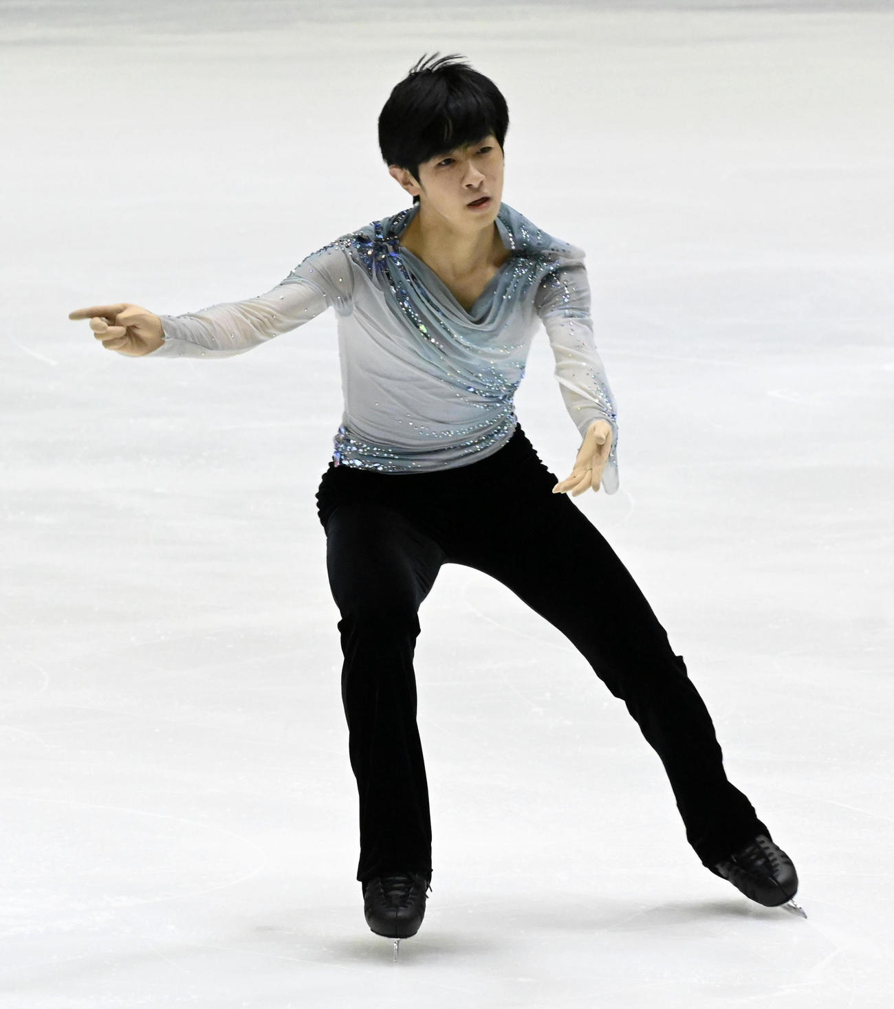 男子で3位に入った壷井達也のフリー（共同）