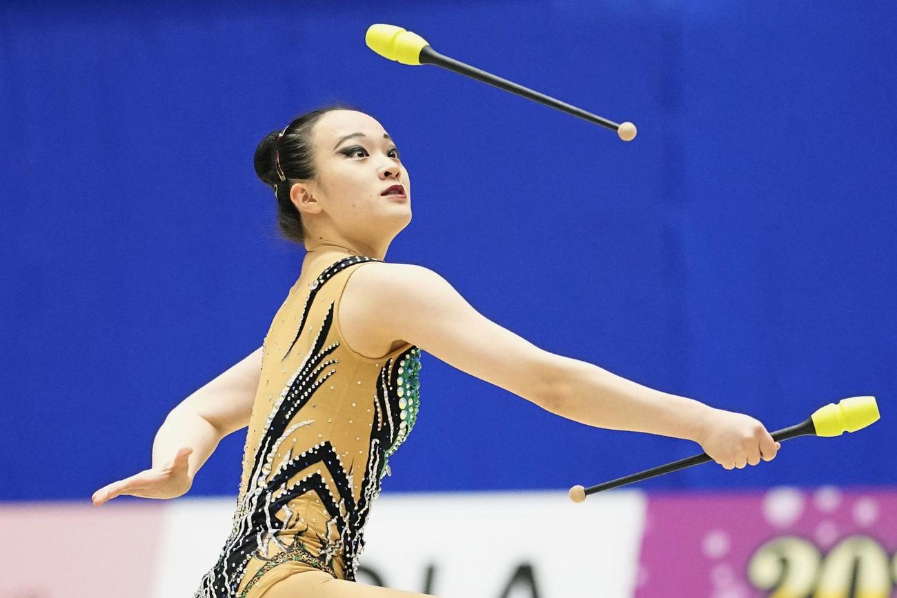 個人総合後半　松坂玲奈のクラブ（共同）