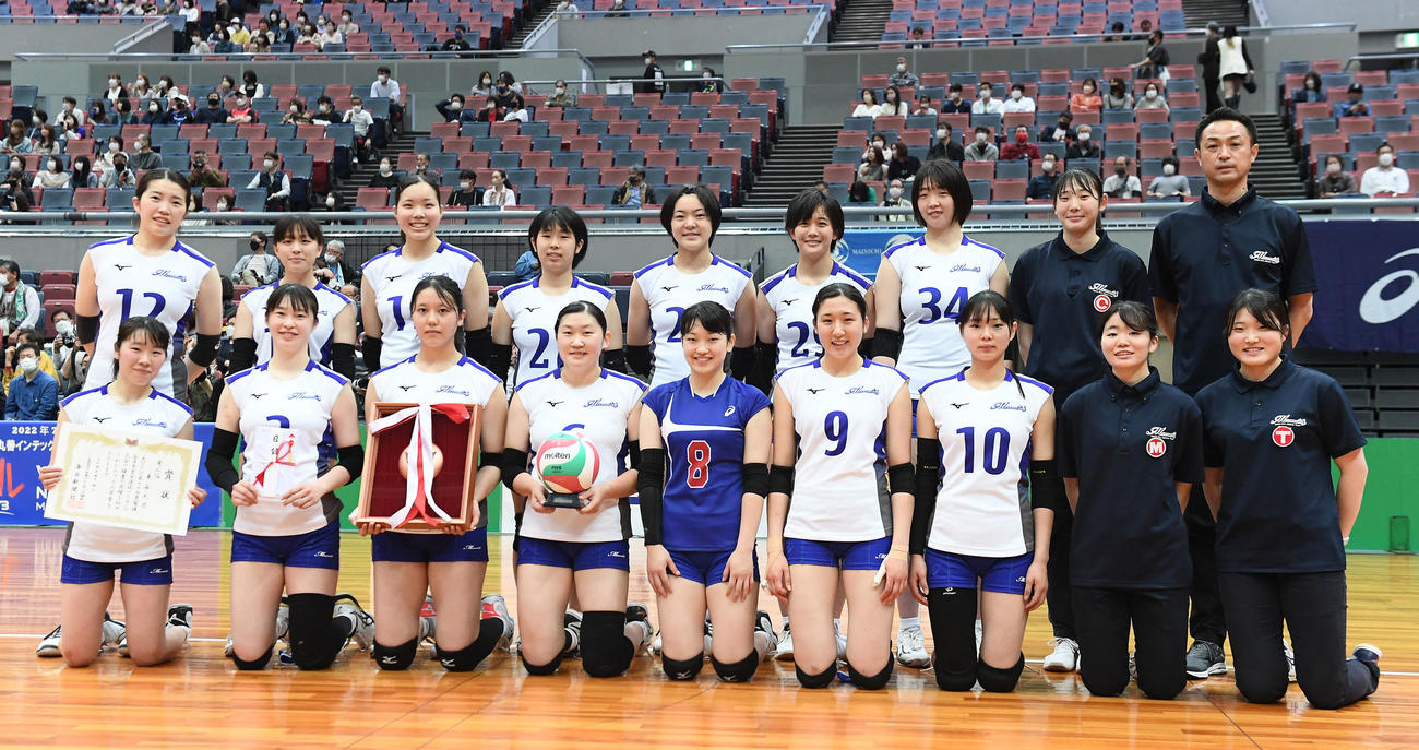 3位の東海大（撮影・滝沢美穂子）