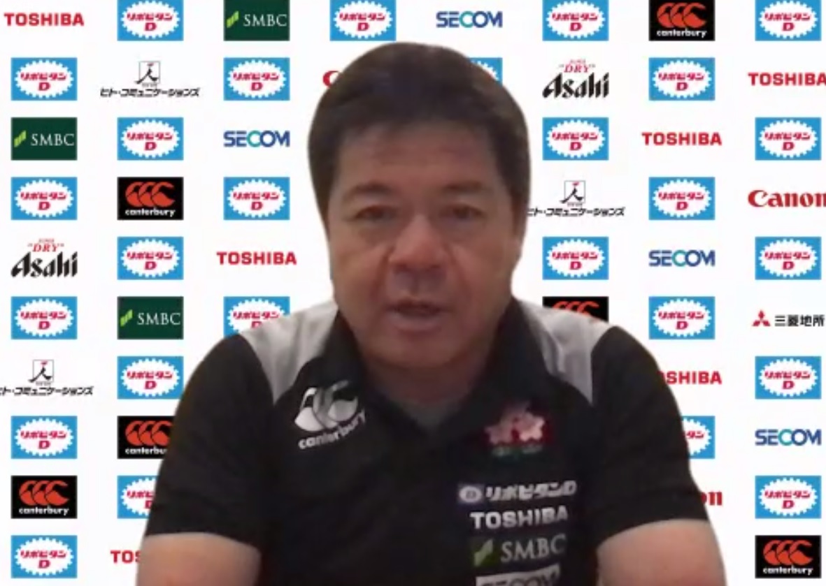 日本代表候補についてコメントする藤井雄一郎ナショナルチームディレクター
