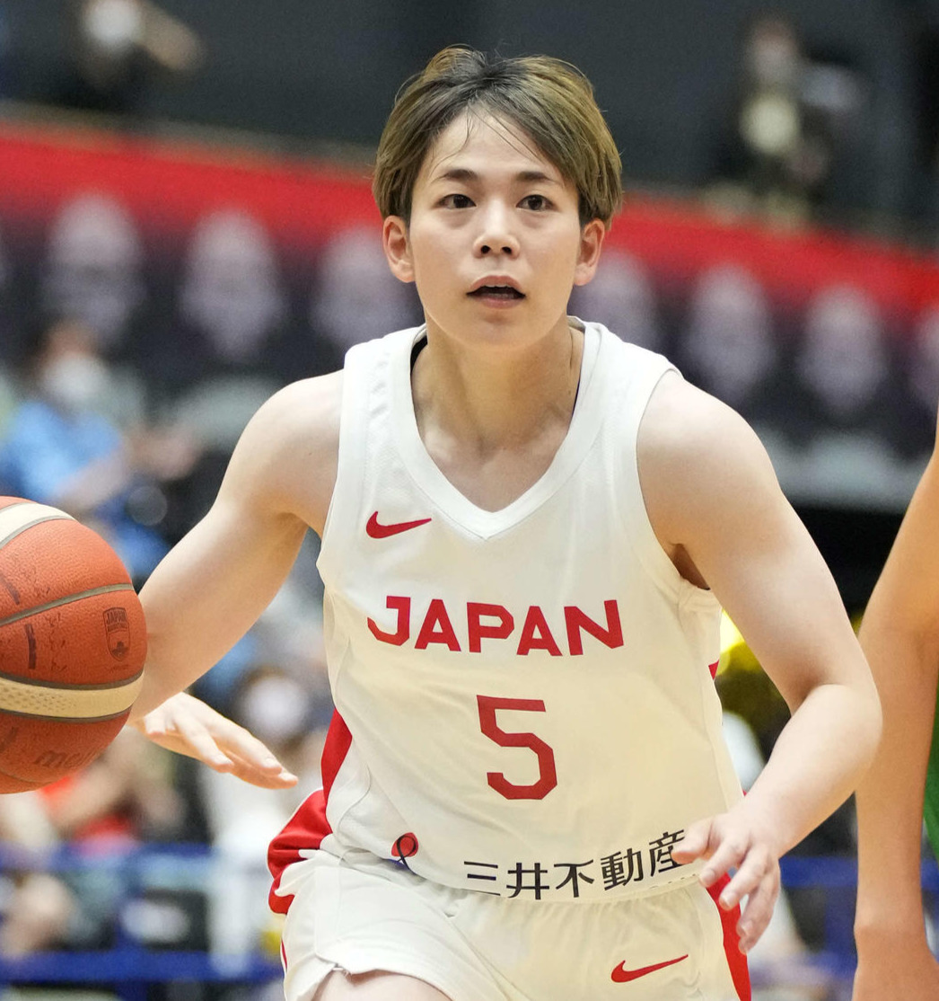 日本代表の安間志織（2021年6月12日撮影）