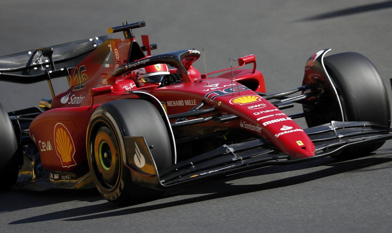 フェラーリのシャルル・ルクレール（ロイター）