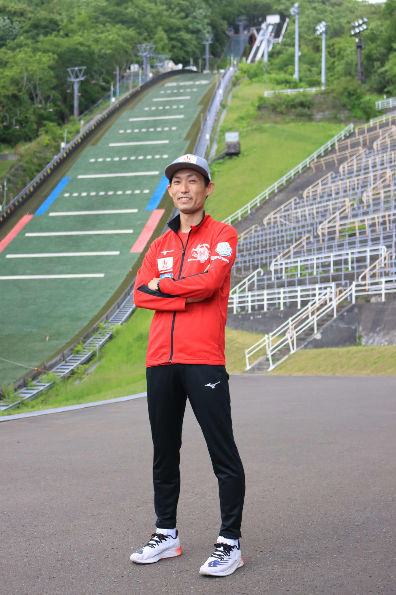 雪印メグミルクスキー部コーチに就任したジャンプ伊東氏（撮影・保坂果那）