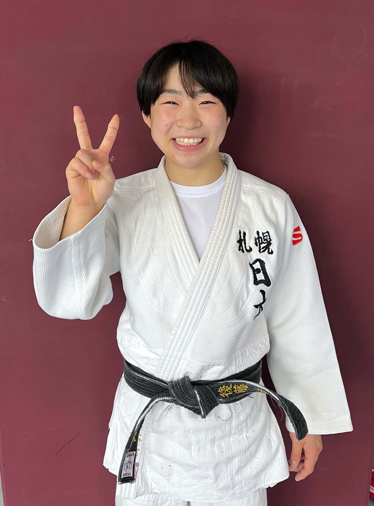 女子52キロ級を連覇した後藤（撮影・永野高輔）