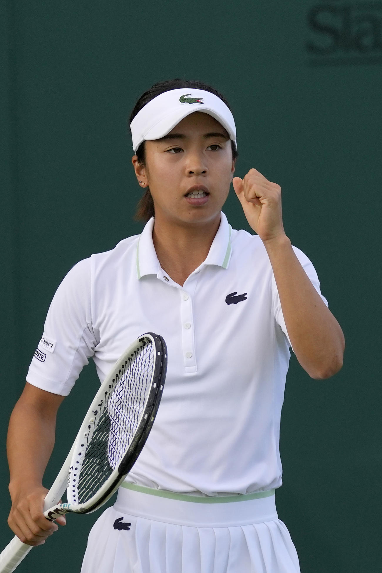 ウィンブルドンで初勝利を飾った本玉真唯（AP）