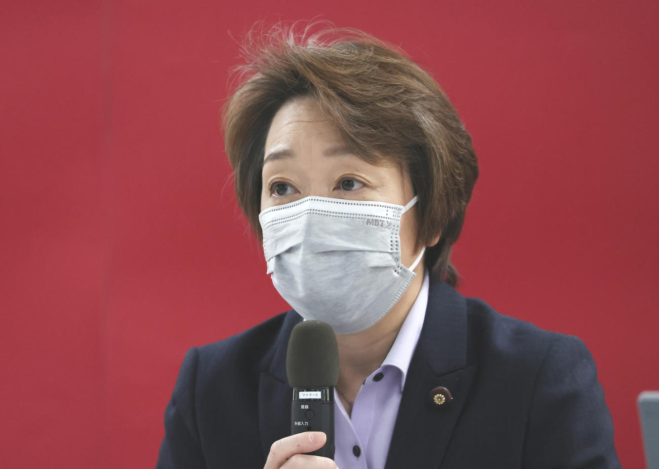 橋本聖子会長（2022年3月撮影）
