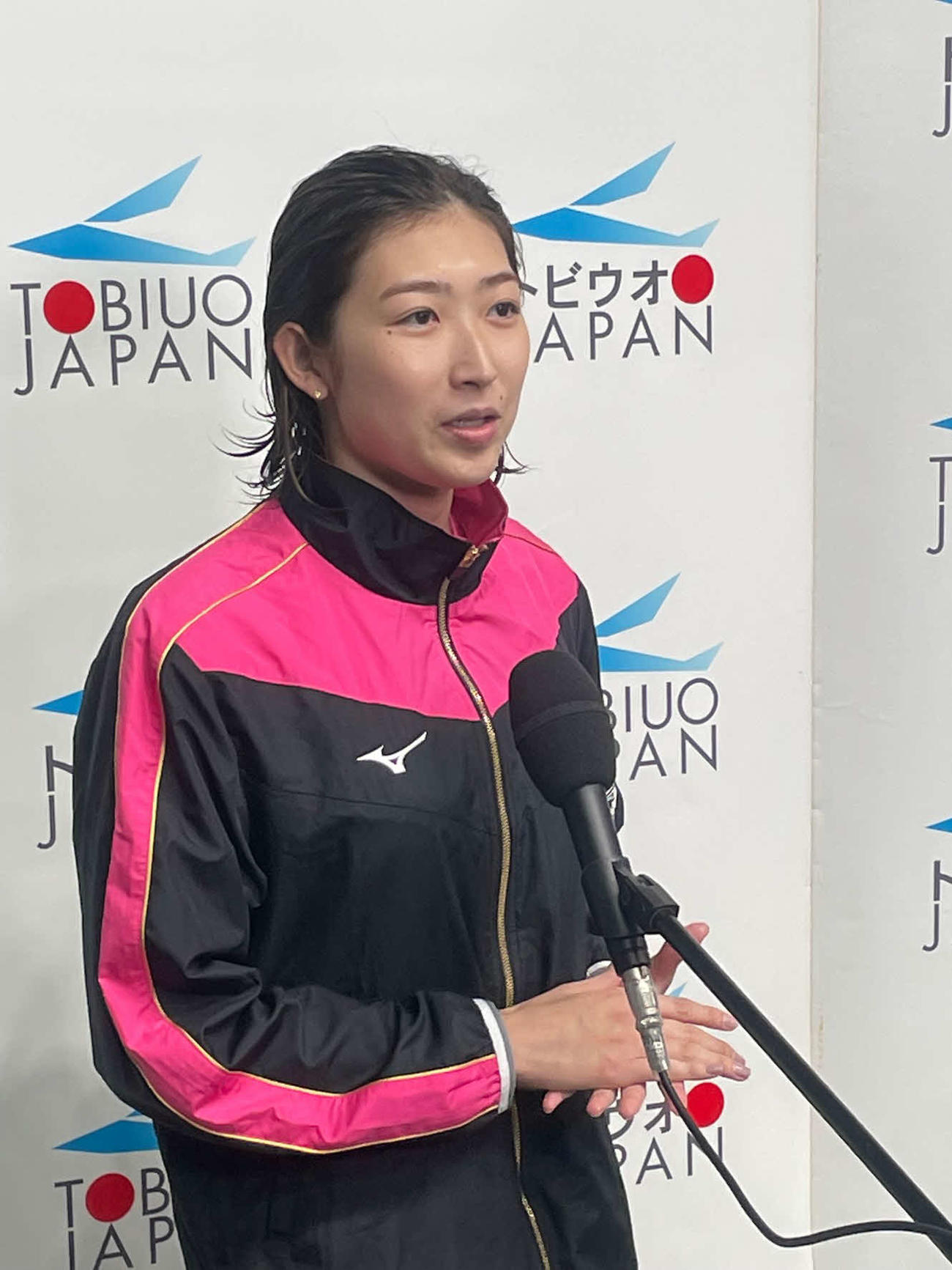 競泳の日大中大対抗戦に出場した日大主将の池江