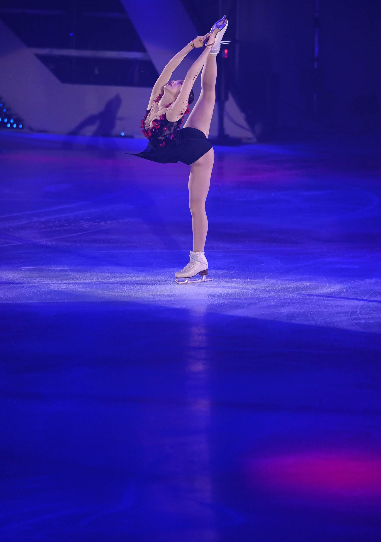 美しい演技でファンを魅了する本田真凜（撮影・たえ見朱実）