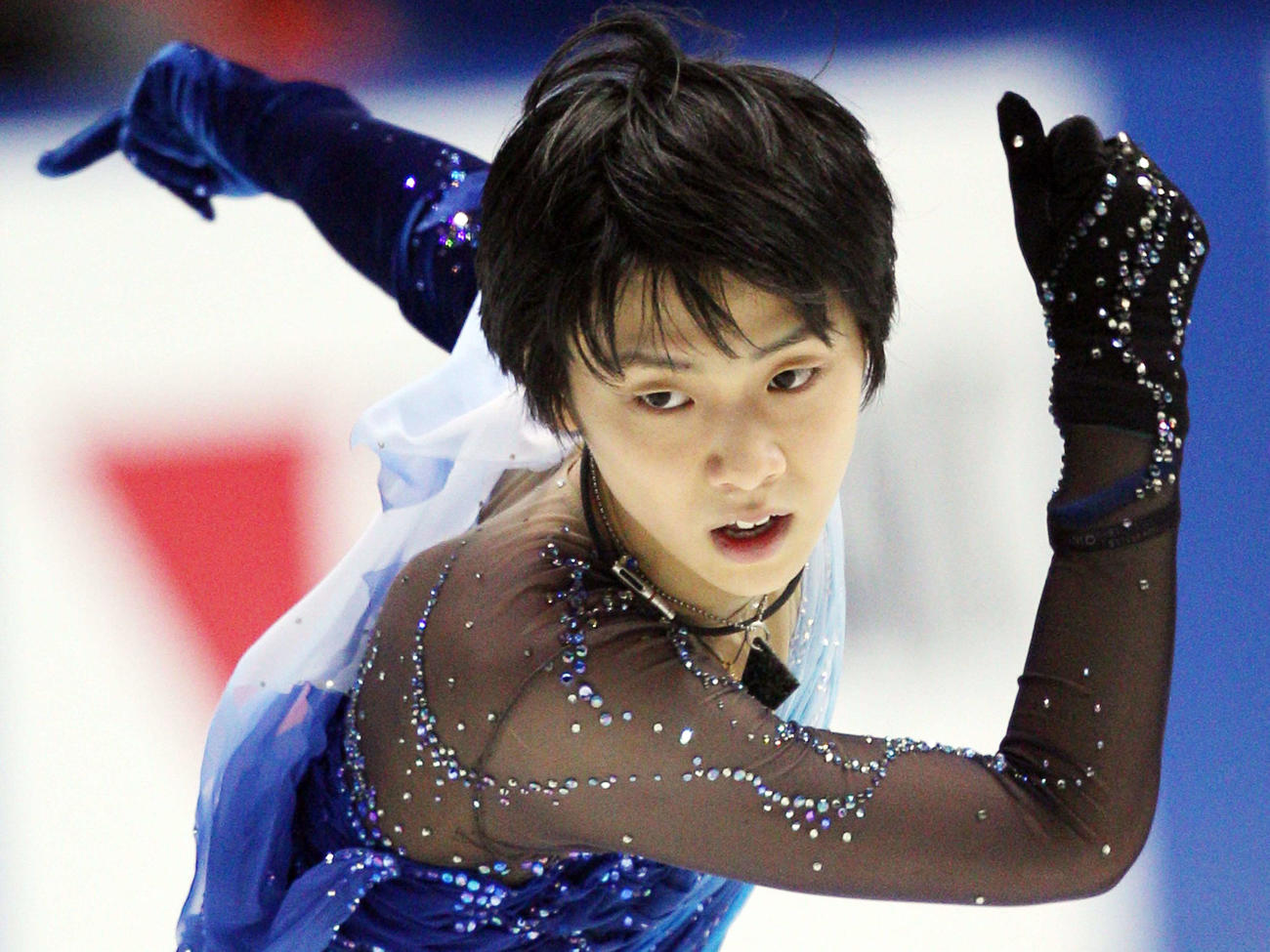 2011年12月23日第80回全日本フィギュア選手権・初日・男子SP　3位スタートとなった羽生