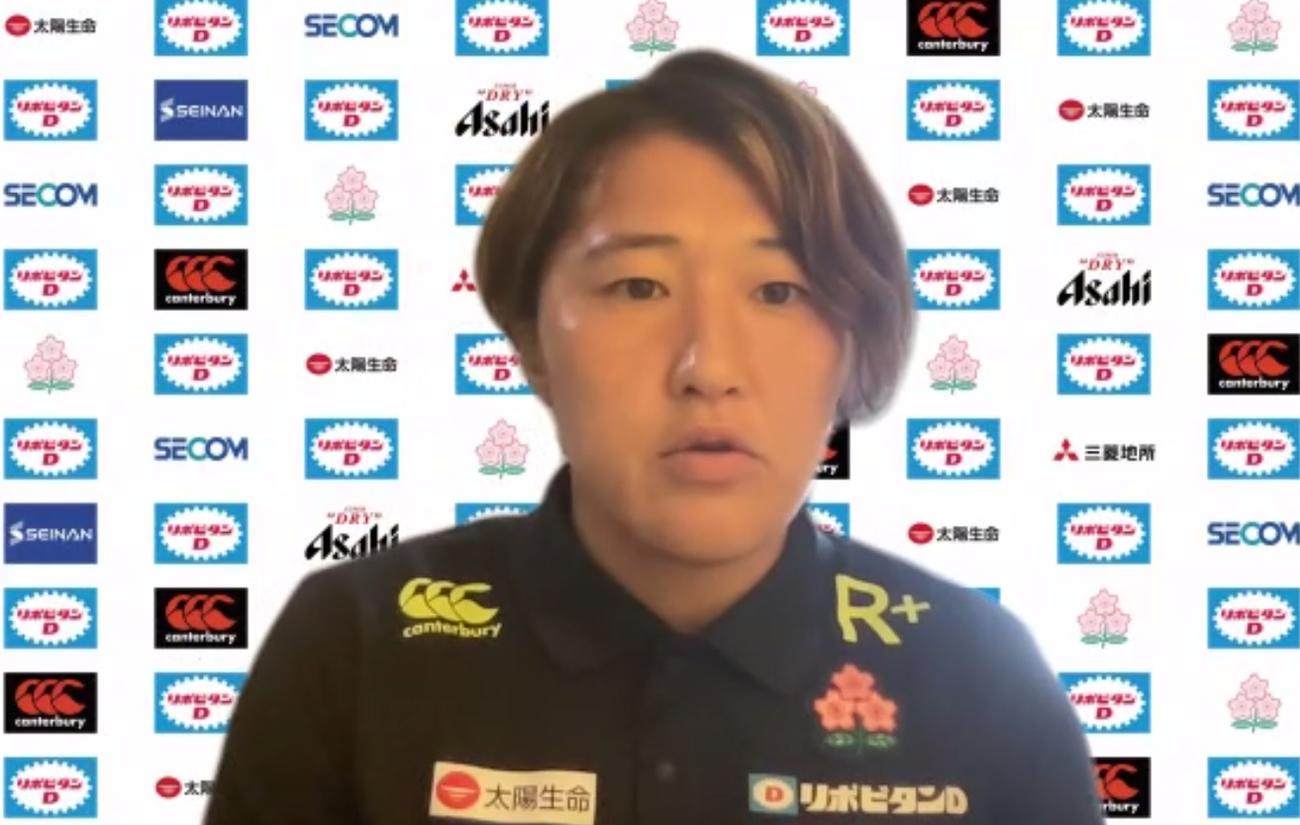 熊谷合宿の状況などを語る女子7人制日本代表の中村知春