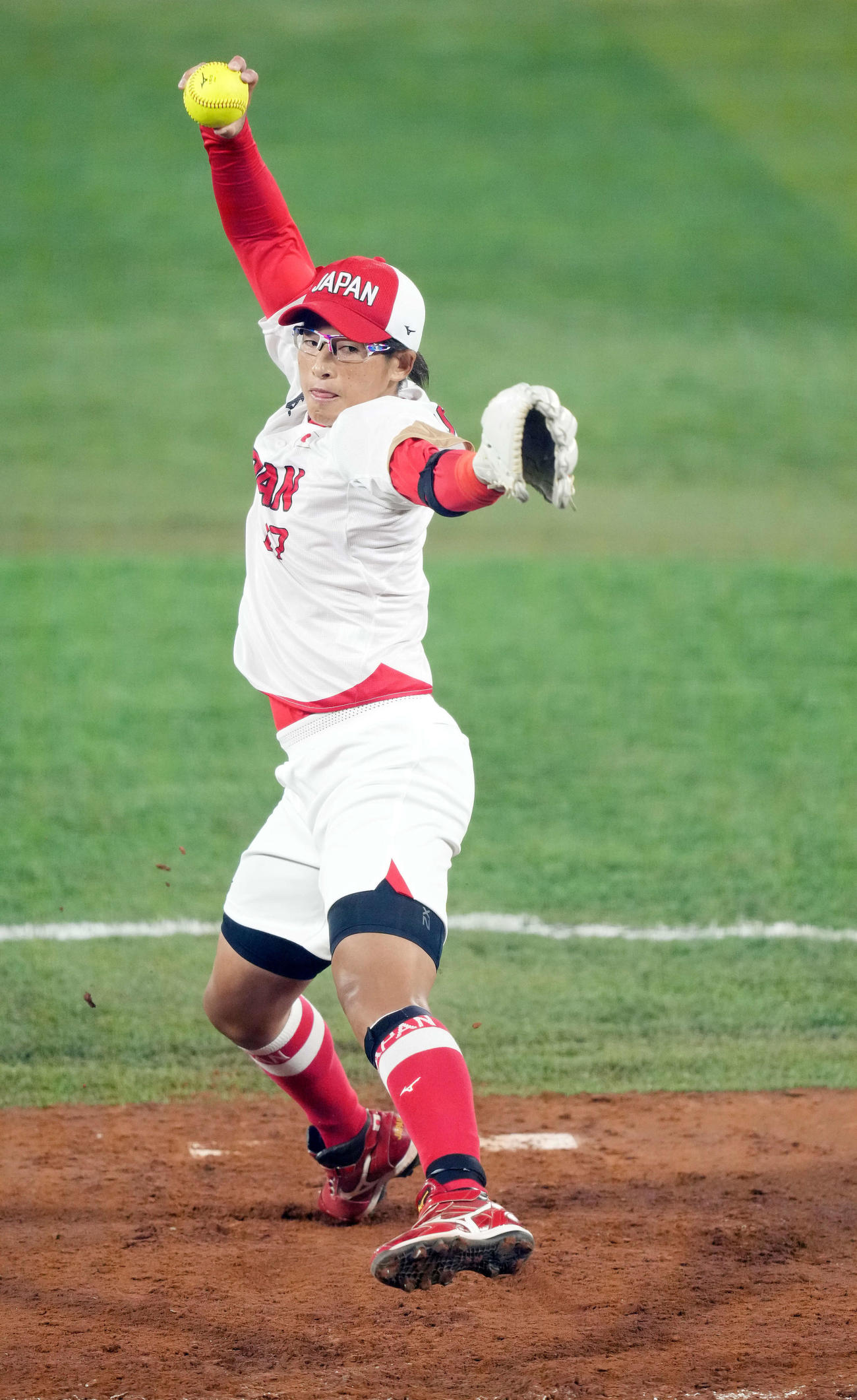 ソフトボール上野由岐子（2021年7月27日撮影）