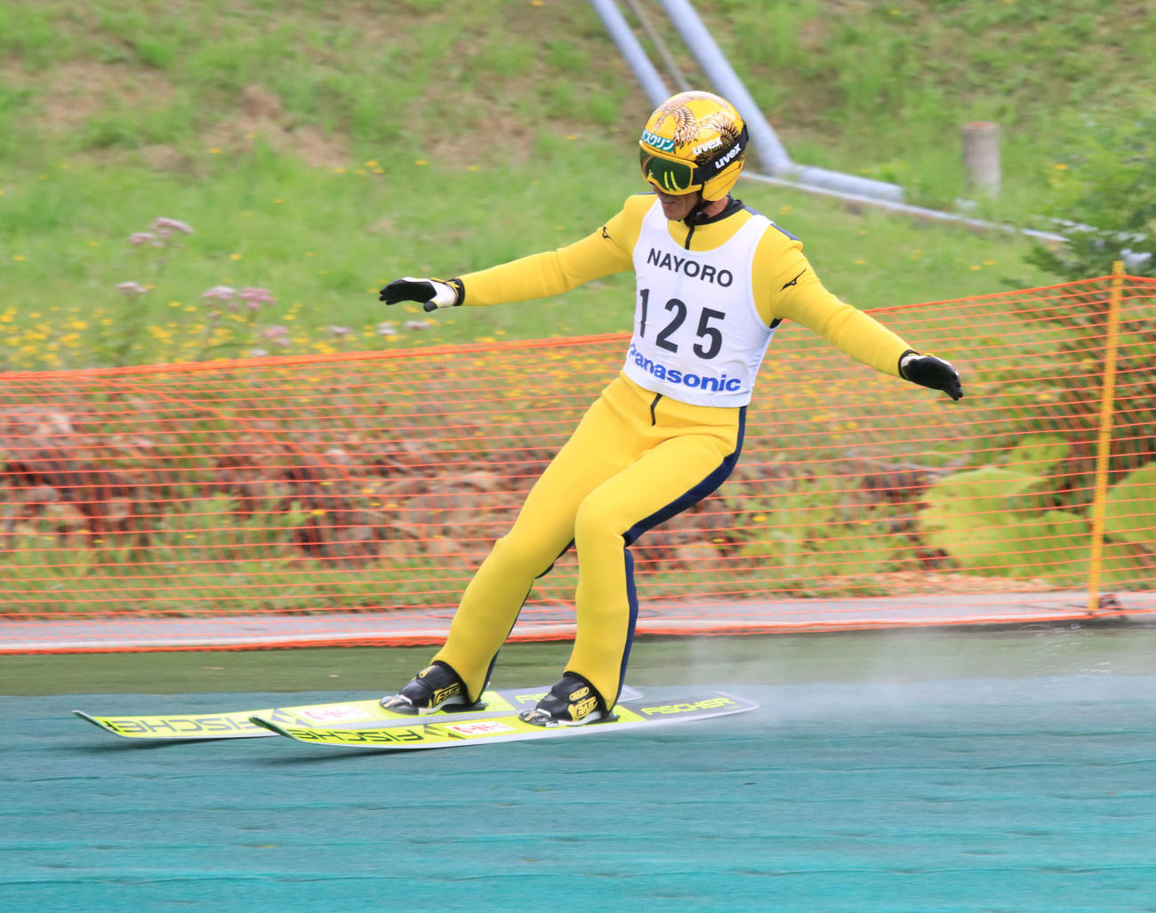 50歳での初戦に臨んだ葛西紀撮影・保坂果那）