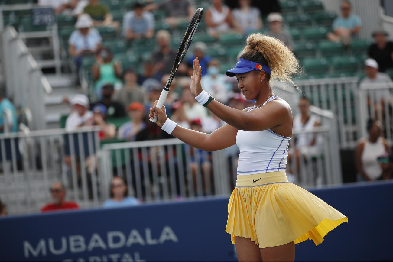 シリコンバレー・クラシック1回戦、復帰戦を勝利で飾った大坂（AP）