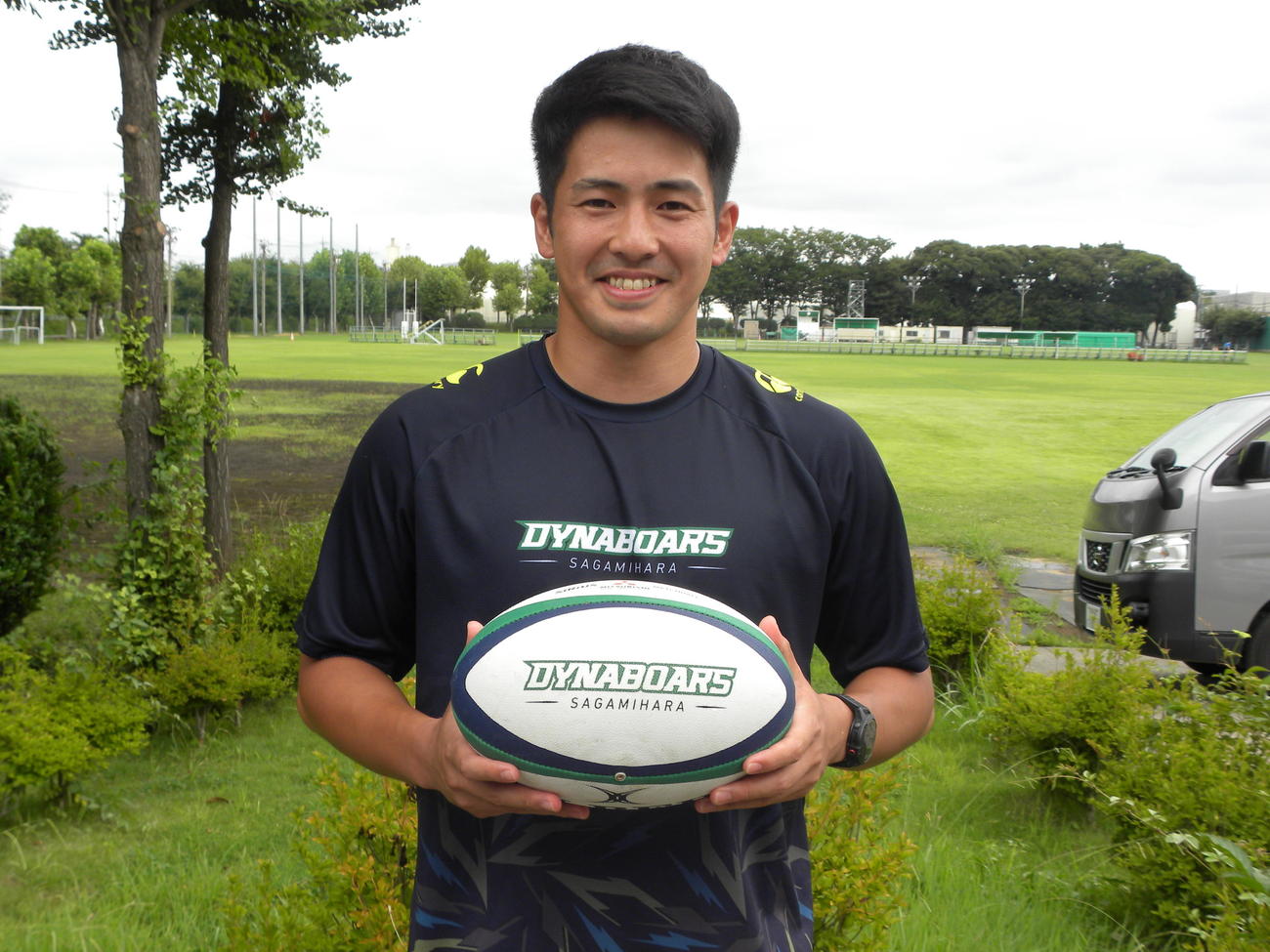 リーグワン1部での戦いに向けて意気込んだ相模原SH岩村昂太（撮影・松本航）