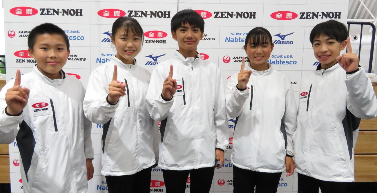初優勝へ意気込みを示すいわてCAの選手たち（撮影・峯岸佑樹）
