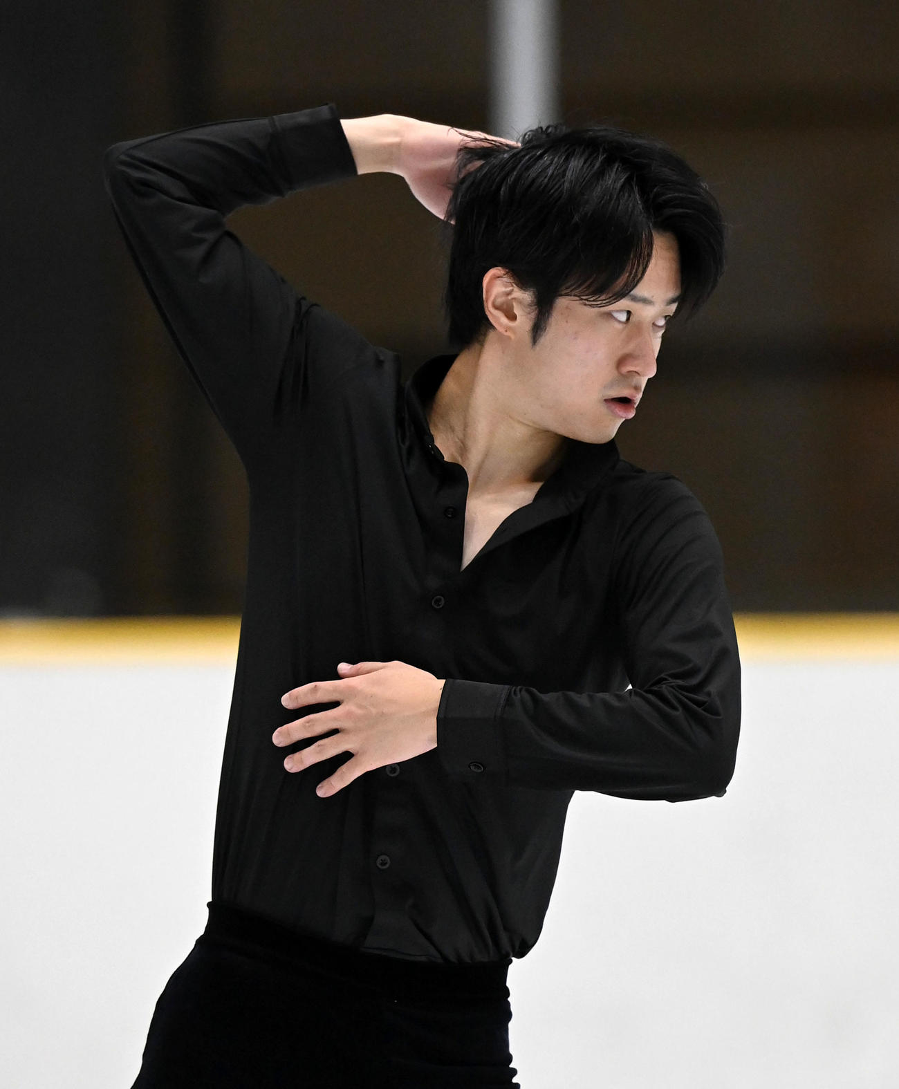 げんさんサマーカップ選手権男子SPで演技する山本草太（撮影・前岡正明）